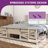 Farmhouse Platform Bed with Storage Footboard-246705961-244302941