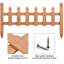 Bordure de clôture en bois 21,7 po x l 35,5 po-96062203
