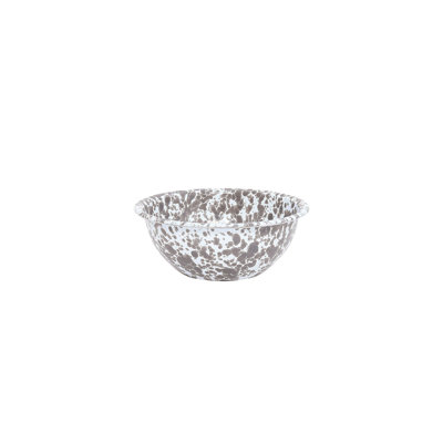 Crow Canyon Enamelware Splatter Cereal Bowls