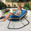 Chaise berçante d'extérieur, chaise berçante de patio-1106664551