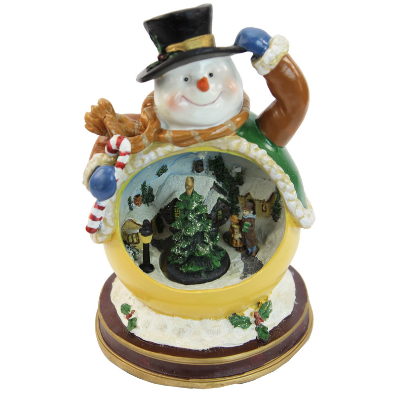 Bonhomme de neige illuminé