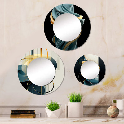 Hartleton Metal Round Mirror
