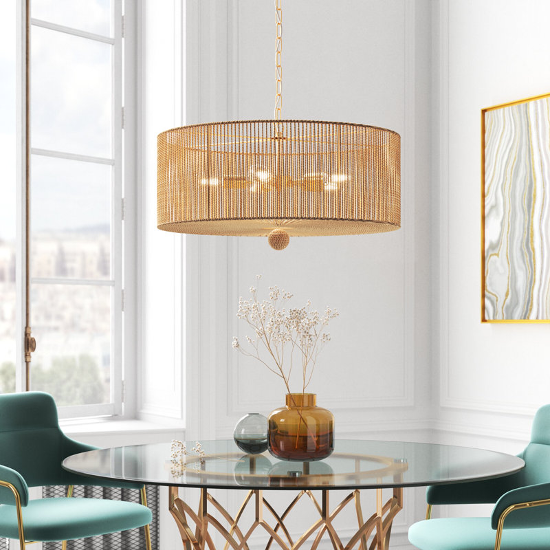 Lustre tambour 5 lumières Culler