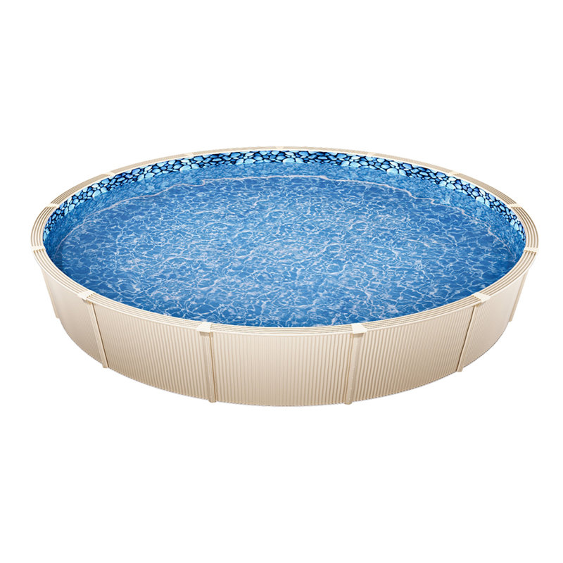 Round Pool Liner 24ft Unibead Style Pool Liner 52in Wall Height Durable