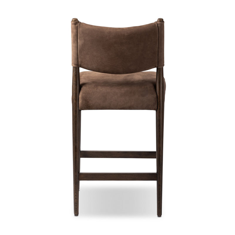 Jayla Stool-Antwerp Natural-Counter, Nubuck Cigar, Burnt Oak