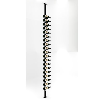 Jaidan 20 Bottle Wall Mounted Wine Bottle Rack by Prep & Savour
