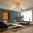 Keari Glass Semi Flush Mount