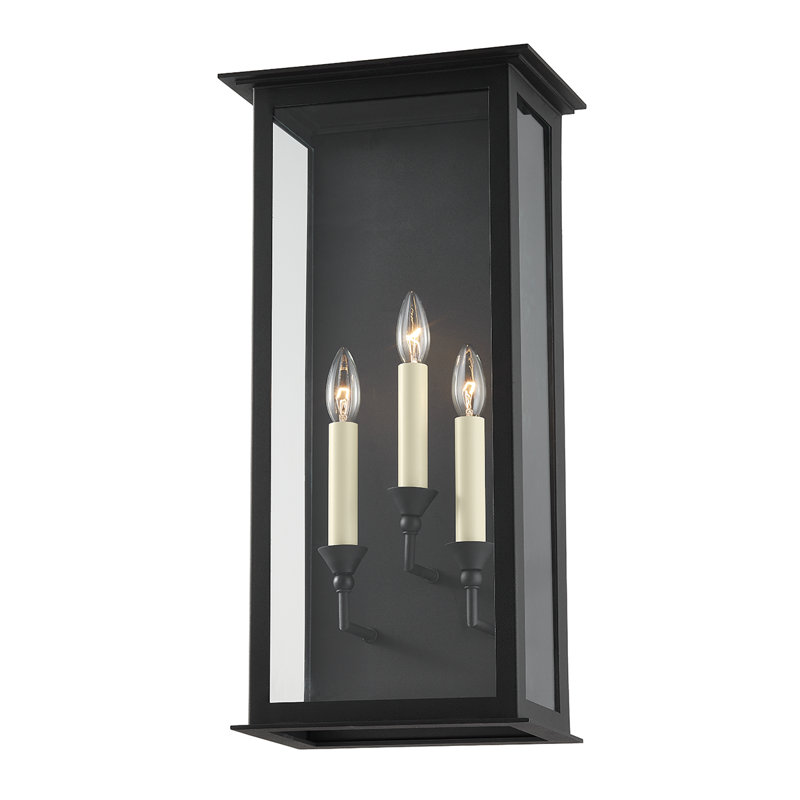 Chauncey Light, 23.5" H x 11.75" W x 7.5" D, Textured Black