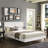 Modway Phoebe Vinyl Upholstered Platform Bed with Round Splayed Legs-1216562920-1216562923