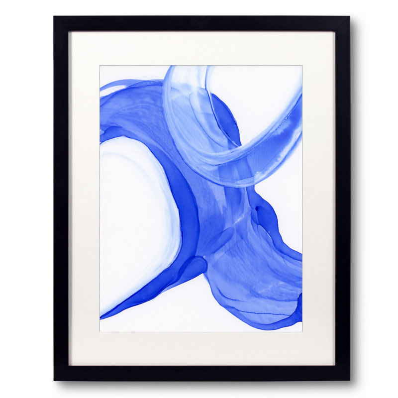 Taraudage par KC Pollak, Papier avec cadre noir, Blanc, 20" H x 16" W