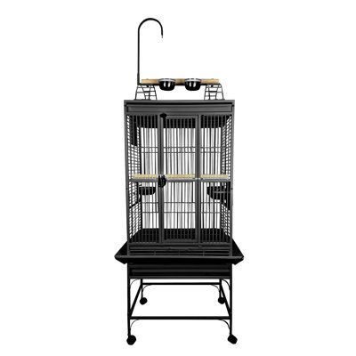 Medium Play top Bird Cage Black
