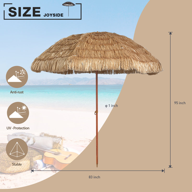 Parasol de plage 83 po Rogie
