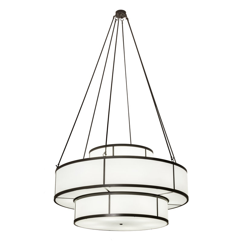 Lustre à niveaux ombré 20 lumières Jayne