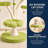 71" Modern Petal Cat Tree Tower With Multi-Layer Platforms & Scratching Posts – Green-123029081