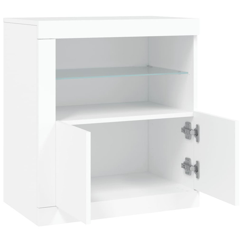 Basiliki Sideboard with LED Lights, White