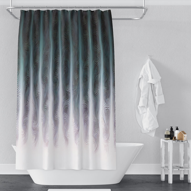 Rideau de douche Crestview, H 72 po x l 70 po