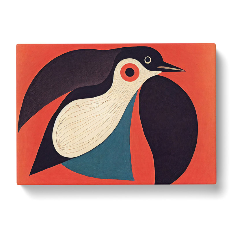 Crow Bird Abstract Vol.2 - Wrapped Canvas, 35cm H x 50cm W x 3cm D