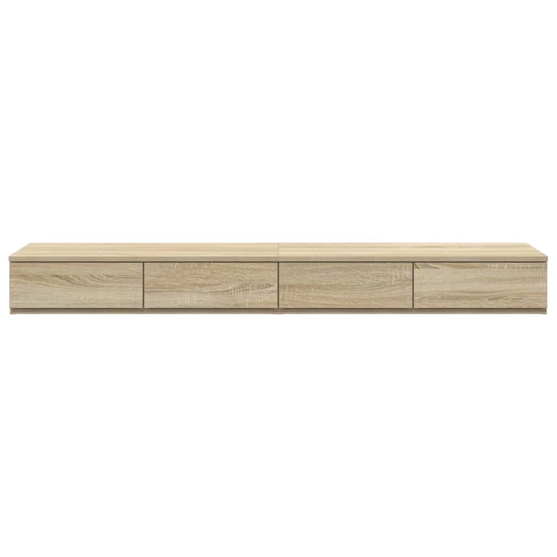140cm W Manufactured Wood Bedside Table