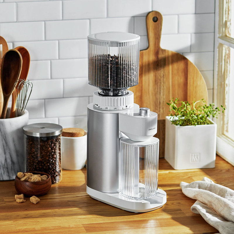 ZWILLING Enfinigy Coffee Bean Grinder, Silver
