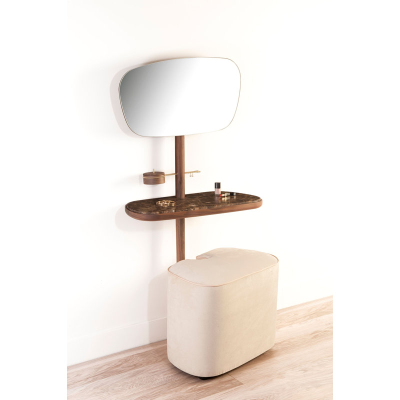 Nomon Tocador Solid Wood Vanity with Mirror | Wayfair