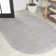 Asaiah Solid Low-Pile Light Gray Rug