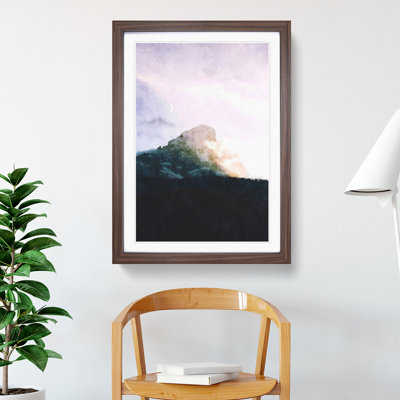Peitlerkofel Mountain in Italy - Framed Print