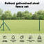 Euro Fence With 13 Flanged Posts Galvanised Steel-473395179-473395177