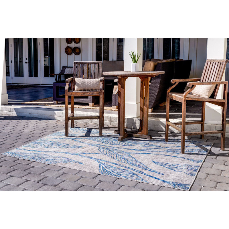 Tapis d'extérieur Kona couleur granit, Rectangle 5 pi x 8 pi