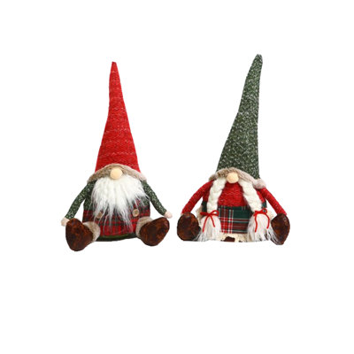 Ensemble 2 pièces de gnomes champêtres