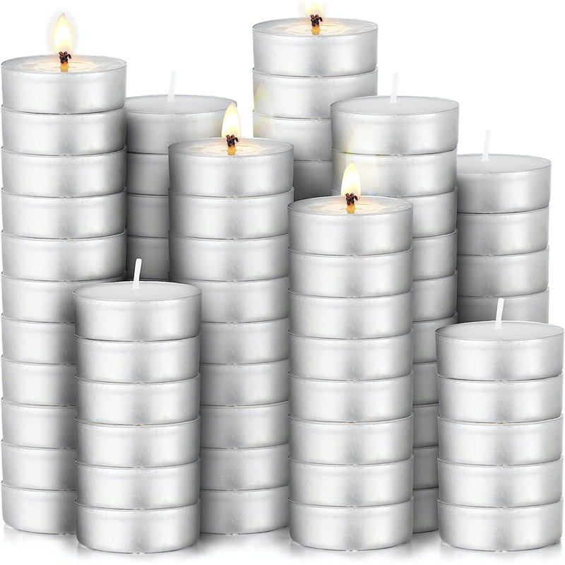 Bougies chauffe-plat Simple Craft - Paquet non parfumé, 100