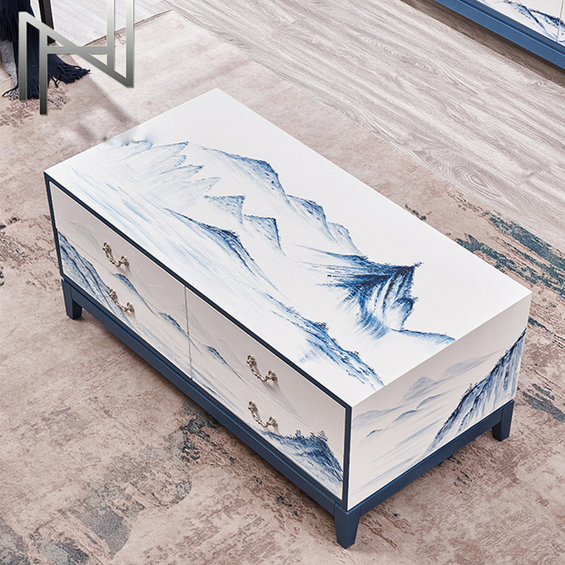Classic solid wood coffee table