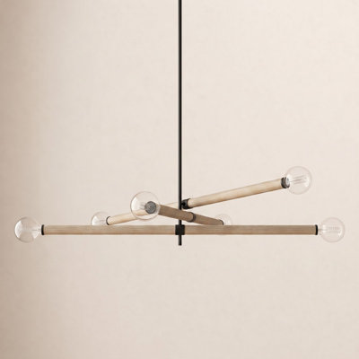 Sarisha 6 - Light Dimmable Sputnik Chandelier