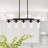 Neyba 5 - Light Dimmable Kitchen Island Rectangle Chandelier
