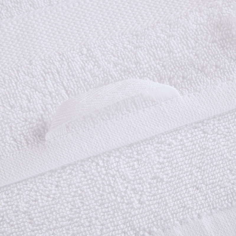 Ensemble de serviettes surdimensionnées blanches 100% coton turc 500GSM 6 pièces, Blanc, Ensemble 6 serviettes de bain