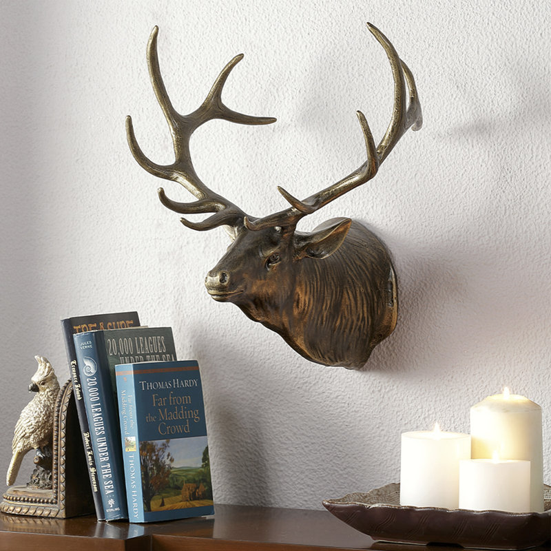Décoration murale tête de cerf noble