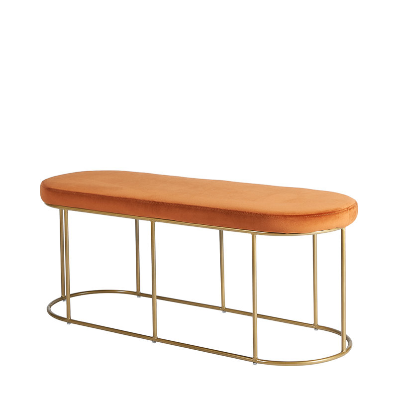 Krieg Iron Bench, Orange