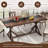 Dariusz 71" Farmhouse Dining Table, Kitchen Rectangular Large Rustic Dinner Table, Adjustable Leg For Dining Living Room-14021330-5412904