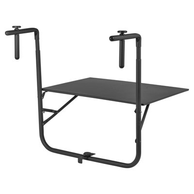 Swinson Square Metal Folding Outdoor Balcony Table , 60cm cm W 60cm cm D