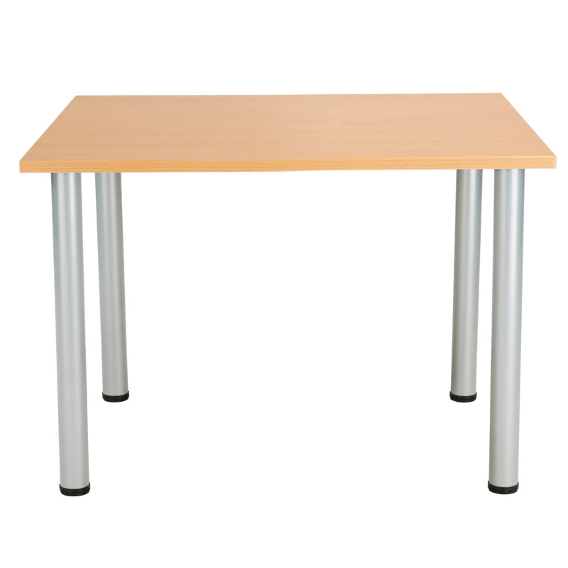 Bouton Rectangle Conference Table, Beech, H73 x W120 x D80cm
