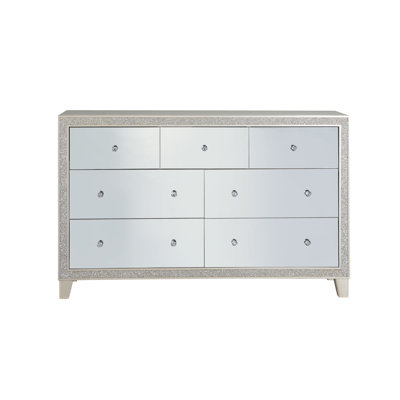 Commode 7 tiroirs l 63 po
