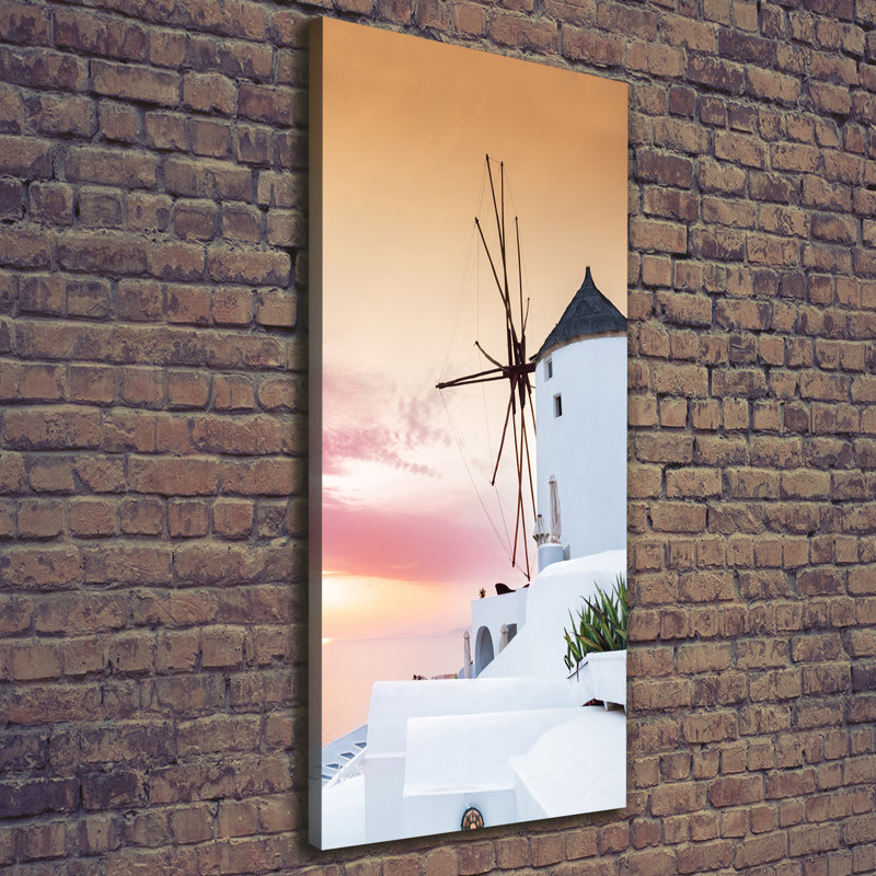 Santorini Greece - Wrapped Canvas Print