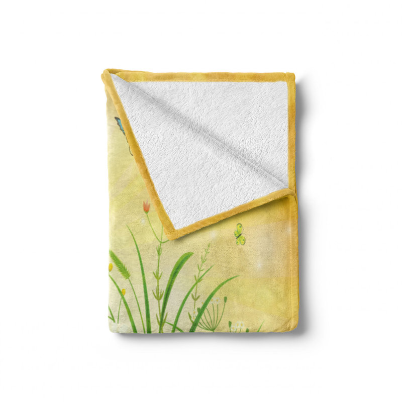 Hand Woven Throw Blanket, 50" W x 60" L