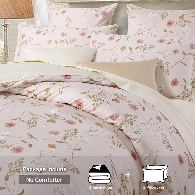 LISSTHER® American Solid Color Duvet Cover Bedding Set, Miqimi, King Duvet Cover