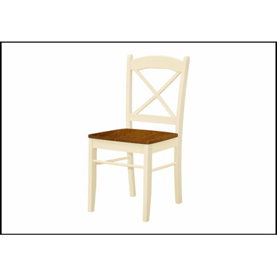 Ensemble de 2 chaises de salle à manger modernes sans accoudoirs, chaises d'appoint contemporaines avec pieds en bois - Chaises d'appoint polyvalentes pour la salle à manger, la cuisine ou le salon