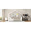 Lit plateforme simple en métal-843907604
