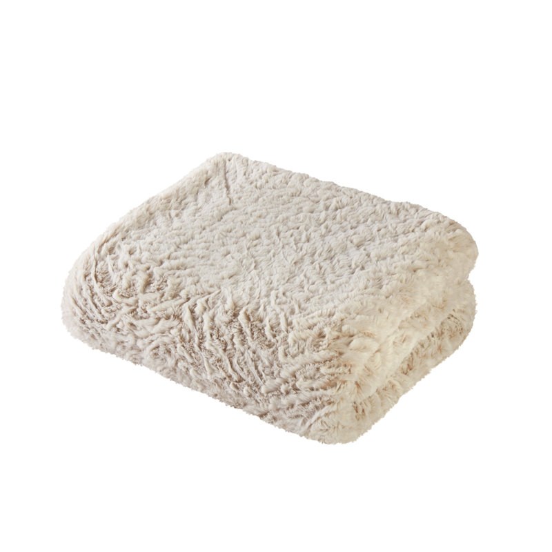 Plain Weave / Muslin Throw Blanket, Natural