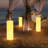 16 Colors Changing LED Cylinder Outdoor Floor Lamp