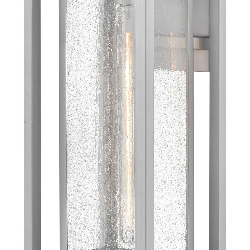 Applique murale Tristan, H 27 po x l 9 po x P 8,5 po, Nickel satiné