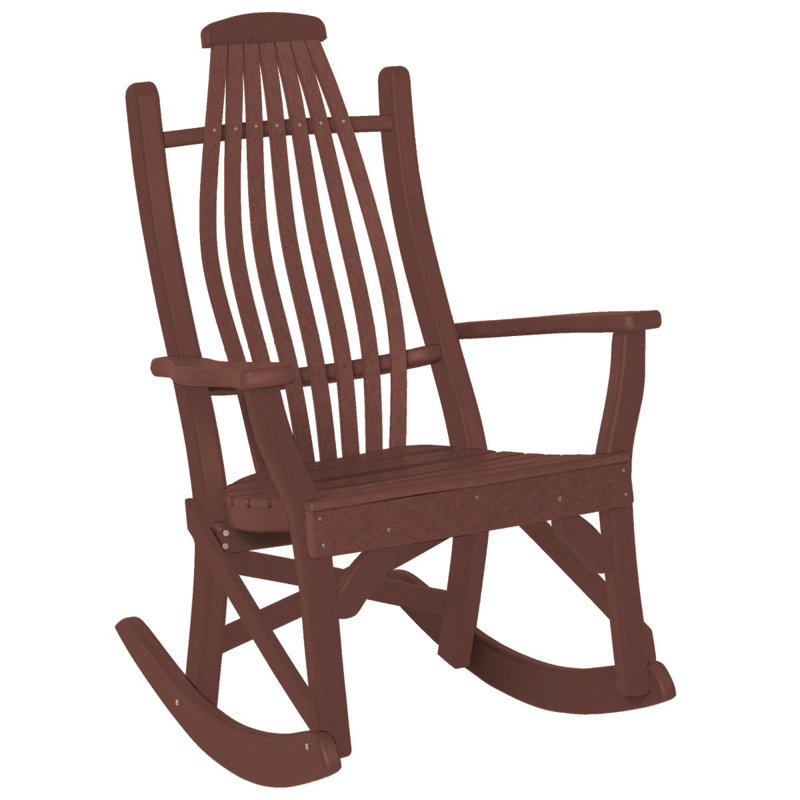 Chaise berçante Bentwood, Brun Tudor