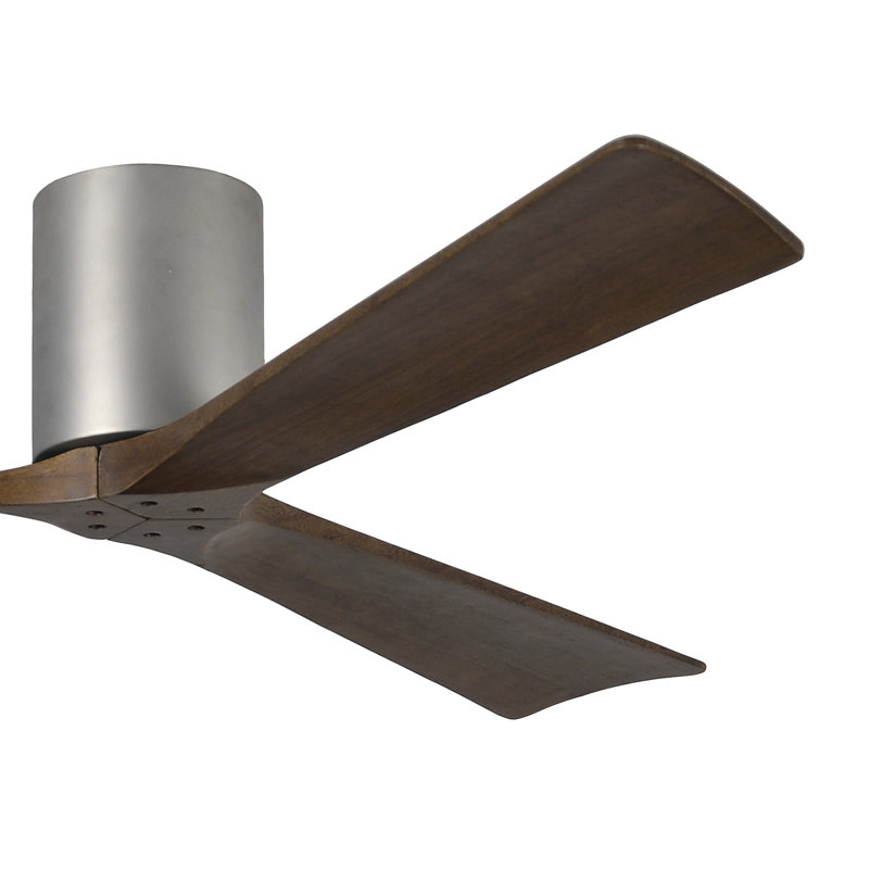 Irene Ceiling Fan, Brushed Nickel, Walnut Tone, 72"